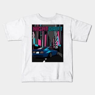 NIssan Fairlady Z 240z Night Drift Kids T-Shirt